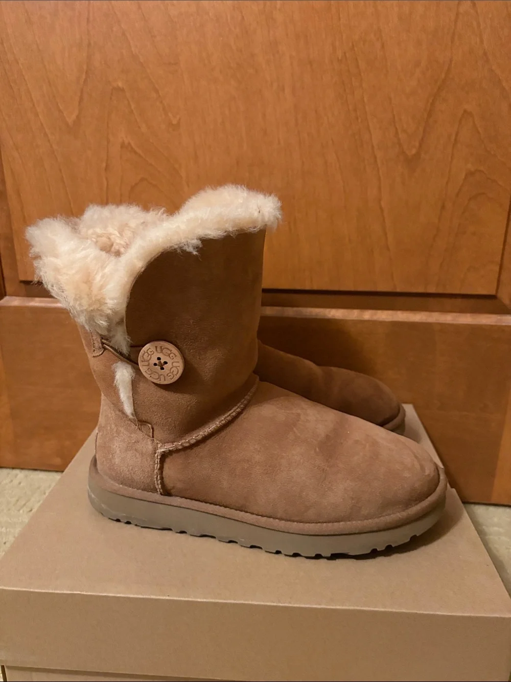 UGG Chestnut Bailey Button Boots